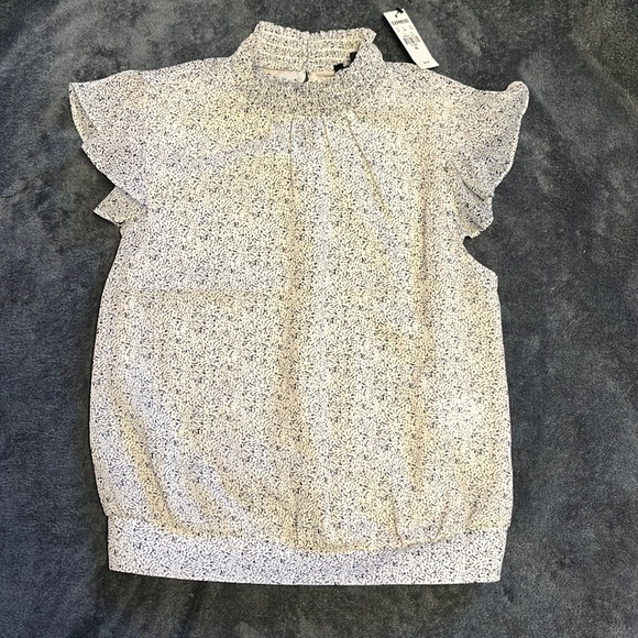 Express Smock Mock Neck Top - Picture 2 of 6